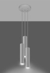 Lampa wisząca LAGOS 3P biały - GU10, 3x10W LED, 230V 50Hz, IP20