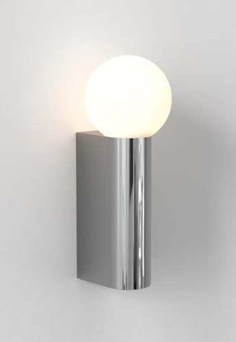 Lampa ścienna wewnętrzna ORTONA SINGLE polerowany chrom - 25W G9 IP44 - ASTRO