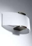 Kinkiet EMILIO wenge, biały - E14, 2x10W LED, ~220-230V, IP20