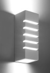 Kinkiet ceramiczny SAMIR biały - E27, 1x15W LED, ~220-230V, IP20