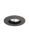 Oprawa oświetleniowa punktowa wpuszczana 03195B - GU5.3/PAR16, Max 12W LED, IP65, ø9x2,5cm, czarny