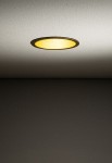 Lampa punktowa podtynkowa CUP satynowy złoty - 10W LED, GU10, 220-230V, IP20
