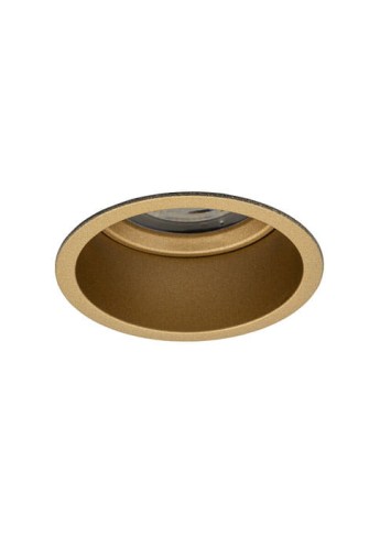 Lampa punktowa podtynkowa CUP satynowy złoty - 10W LED, GU10, 220-230V, IP20