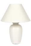 Lampka stołowa IBL/1305/E - Ε14,35W, IP20, owalna, biała, monochromatyczna