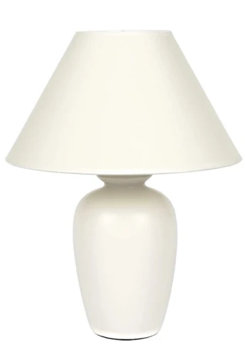 Lampka stołowa IBL/1305/E - Ε14,35W, IP20, owalna, biała, monochromatyczna