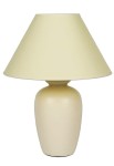 Lampka stołowa IBL/1305/F - Ε14, 35W, IP20, owalna, beżowa, monochromatyczna