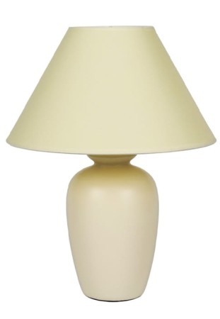 Lampka stołowa IBL/1305/F - Ε14, 35W, IP20, owalna, beżowa, monochromatyczna