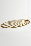 Lampa wisząca LEHDET złoty - E27, 1x15W LED, 230V 50Hz, IP20