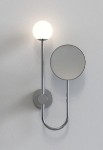 Lampa ścienna łazienkowa wewnętrzna ORB polerowany chrom - 3.5W Max G9 IP44 - ASTRO