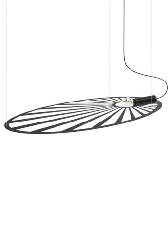 Lampa wisząca LEHDET czarna - E27, 1x15W LED, 230V 50Hz, IP20
