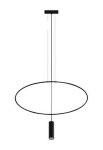 Lampa wisząca HOLAR 1 czarna - GU10, 1x10W LED, 230V 50Hz, IP20 
