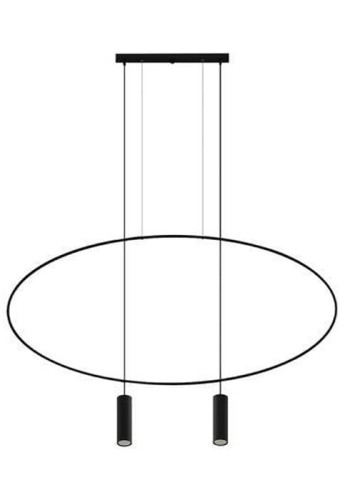 Lampa wisząca HOLAR 2 czarna - GU10, 2x10W LED, 230V 50Hz, IP20