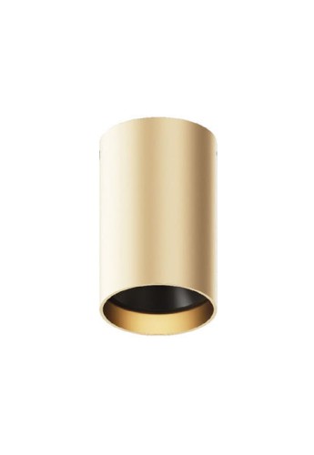 Oprawa sufitowa KUMU - LED 15W 220-240V 3000K 1860lm 24° CRI>90 IP65 ø8x13cm złoty+czarny