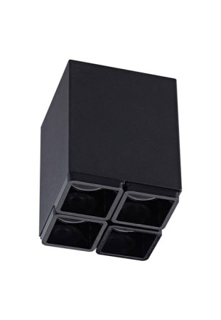 Oprawa sufitowa ABI - LED 6W, 220-240V, 3000K, 672lm, 8°, CRI>90, 6,05x8cm, IP20, czarny