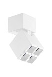 Oprawa sufitowa ABI - LED 6W, 220-240V, 3000K, 672lm, 8°, CRI>90, 6.1x11 cm, IP20, biały