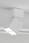 Oprawa sufitowa ABI - LED 6W, 220-240V, 3000K, 672lm, 8°, CRI>90, 6.1x11 cm, IP20, biały