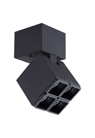 Oprawa sufitowa ABI - LED 6W, 220-240V, 4000K, 804lm, 8°, CRI>90, 6.1x11 cm, IP20, czarny