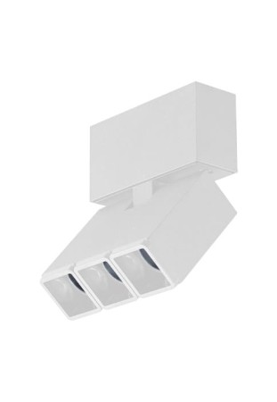 Oprawa sufitowa ABI - LED 4W, 3000K, 535lm, 8°, CRI>90, 9,1x11cm, IP20, regulowany, biały