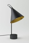 1Lampa stołowa wewnętrzna RUBI - G9 220-240V IP20 matowa czerń i złoto - ROBIN