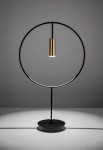 Lampa stołowa REVOLTA M-3637-W black satin gold - LED 6,2W 100V-240V 2700K 725lm CRI>90 IP20 - ESTILUZ