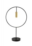 Lampa stołowa REVOLTA M-3637-M black satin gold - LED 6,2W 100V-240V 3000K 763lm CRI>90 IP20 - ESTILUZ