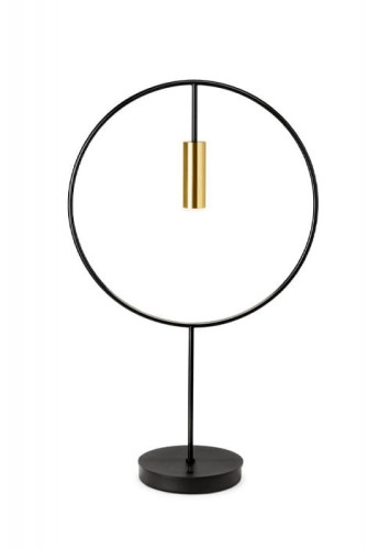 Lampa stołowa REVOLTA M-3637-M black satin gold - LED 6,2W 100V-240V 3000K 763lm CRI>90 IP20 - ESTILUZ