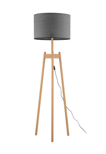 Lampa podłogowa PEREZ 1PŁ GREY - E27 230V IP20