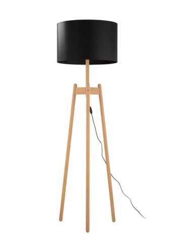 Lampa podłogowa PEREZ 1PŁ BLACK - E27 230V IP20