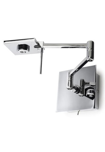 Lampa ścienna wewnętrzna DEL A-34 Chrome - LED 6W 3000K 900lm IP20 - PUJOL