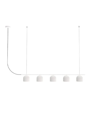 Lampa wisząca wewnętrzna RIO CHANDELIER 5 matowy biały - G9 220-240V IP20 ON-OFF - ROBIN 