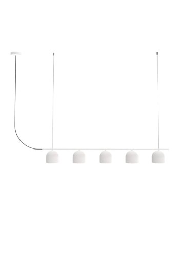 Lampa wisząca wewnętrzna RIO CHANDELIER 5 matowy biały - G9 220-240V IP20 ON-OFF - ROBIN