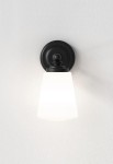 Lampa ścienna wewnętrzna ANTON matowy czarny - 40W E14/SES IP44 - ASTRO