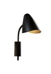 Lampa ścienna wewnętrzna ORGANIC - E14 9W 771lm czarna - LEDS C4