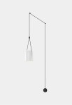 Lampa ścienna wewnętrzna ATTIC Single Rectangular Shape - E27 15W 768lm IP20 czarna - LEDS C4