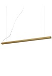 Lampa wisząca wewnętrzna V-LINE SP brass - LED 20W 3000K 1800lm 220-240V IP20