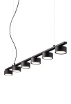 Lampa wisząca wewnętrzna MINOR LINEAR SP6 black - GX53 max 6x9W 220-240V IP20 