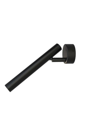 Lampa ścienna wewnętrzna RUI matowy czarny - LED 2,7W 3000K 250lm 220-240V IP20 - ROBIN