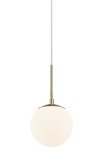 Lampa wisząca wewnętrzna GRANT 15 mosiądz - E14 15W 230V IP20
