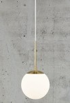 Lampa wisząca wewnętrzna GRANT 15 mosiądz - E14 15W 230V IP20