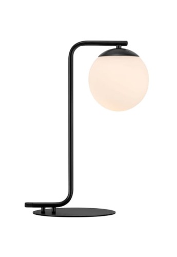 Lampa stołowa wewnętrzna GRANT czarny - E14 40W 230V IP20