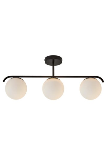 Lampa wisząca wewnętrzna GRANT 3x15 czarny - E14 3x25W 230V IP20
