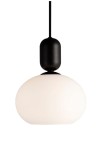Lampa sufitowa wisząca wewnętrzna NOTTI czarny - E27 40W 230V IP20