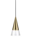 Lampa wisząca wewnętrzna CONO SP1 brass - GU10 28W 220-240V IP20