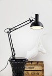 Lampa stołowa wewnętrzna ARKI czarny - E27 60W 230V IP20
