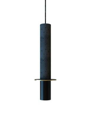 Lampa wisząca RITA matowy czarny-dysk z mosiądzu - GU10 220-240V IP20 ON-OFF - ROBIN