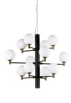 Lampa wisząca COPERNICO SP12 czarny - G9 max 12x4W 220-240V IP20