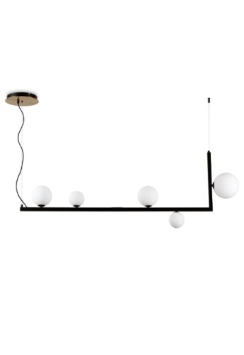 ampa wisząca BIRDS SP5 matowy czarny - G9 max 5x15W 220-240V IP20