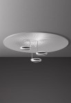 Lampa sufitowa DROPLET polerowany chrom - LED 87W, 2700K, 3031lm, CRI90, Dimmable (Push), IP20 - ARTEMIDE