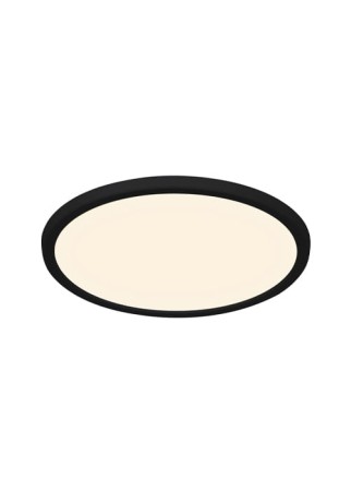 Lampa sufitowa z przełącznikiem OJA 29 czarna - LED 15W 3000-4000K 1700lm 220-240V IP20 