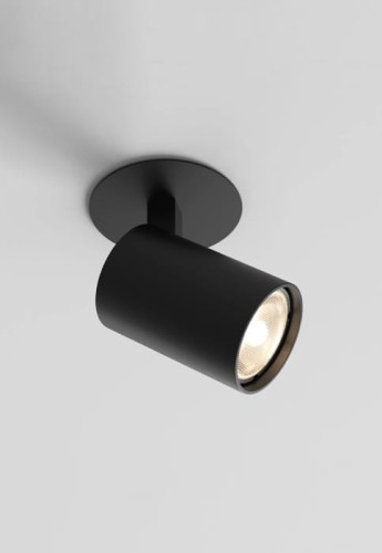 Lampa sufitowa wpuszczana ASCOLI RECESSED matowy czarny - 50W Max GU10 IP20 - ASTRO